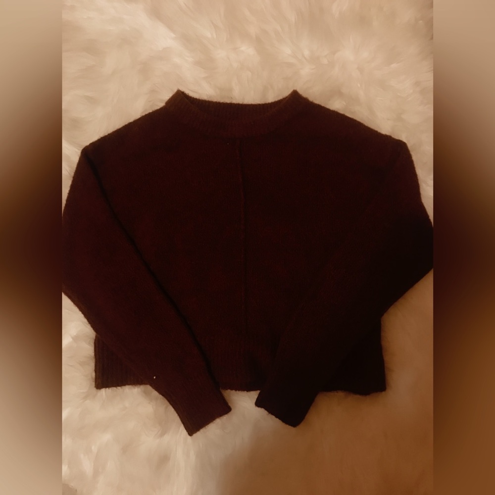 mock neck sweater